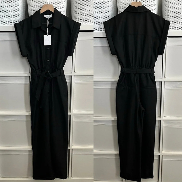 L’Academie Revolve The Inaya Jumpsuit in Black - Picture 2 of 3